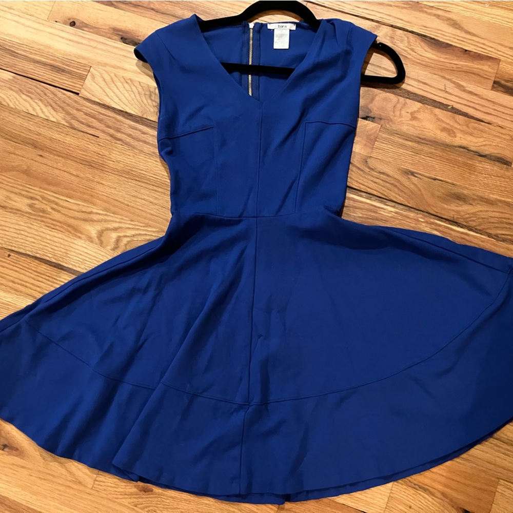 Bar III Dress Blue Sleeveless Women's Size Small Fit And Flare